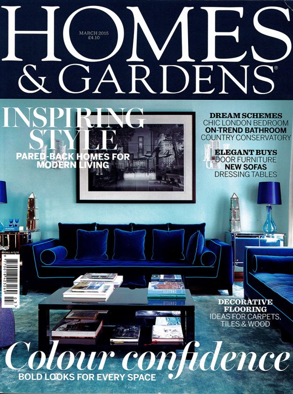 homes and gardens - front cover