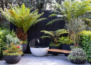 "Feels Like Home", a show garden by Rosemary Coldstream